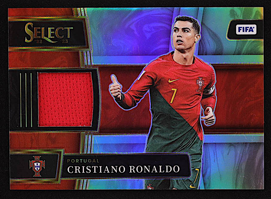 Cristiano Ronaldo 2022-23 Select FIFA Select Memorabilia #23 at PristineAuction.com Cristiano Ronaldo 2022-23 Select FIFA Select Memorabilia #23 at PristineAuction.com