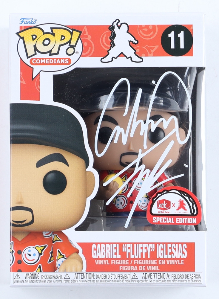 Gabriel Iglesias Signed #11 "Gabriel "Fluffy" Iglesias" Funko Pop! Vinyl Figure (Beckett) at PristineAuction.com Gabriel Iglesias Signed #11 "Gabriel "Fluffy" Iglesias" Funko Pop! Vinyl Figure (Beckett) at PristineAuction.com