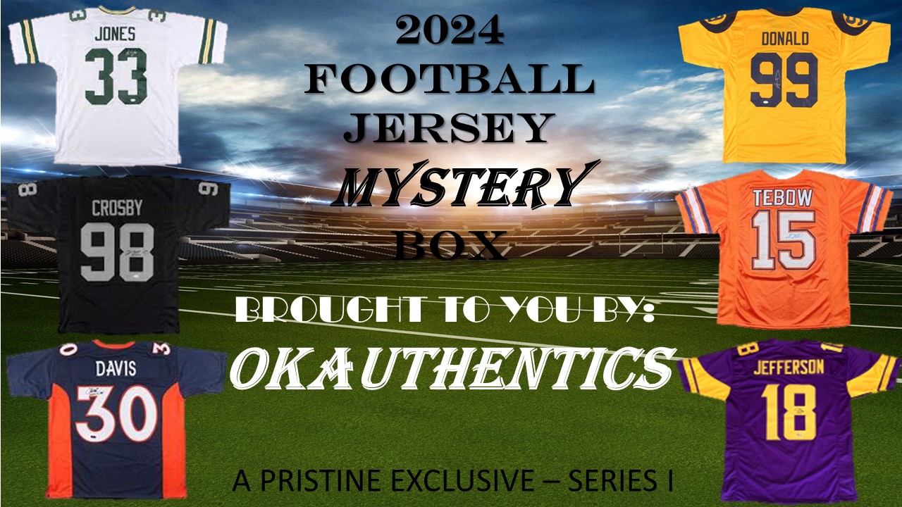 OKAUTHENTICS 2024 Football Jersey Mystery Box - Series I at PristineAuction.com OKAUTHENTICS 2024 Football Jersey Mystery Box - Series I at PristineAuction.com