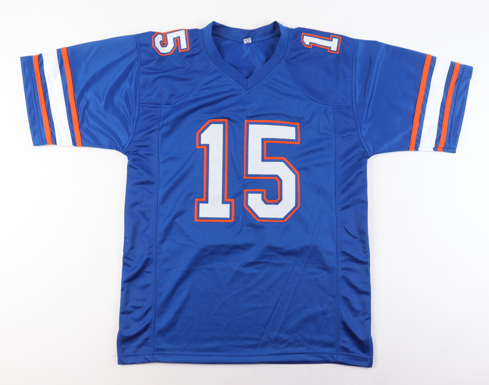 Tim Tebow Signed Jersey Inscribed "07 Heisman" (Tebow) at PristineAuction.com Tim Tebow Signed Jersey Inscribed "07 Heisman" (Tebow) at PristineAuction.com