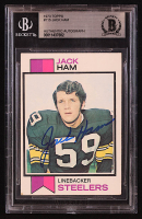 Jack Ham Signed 1973 Topps #115 RC (BGS) at PristineAuction.com
