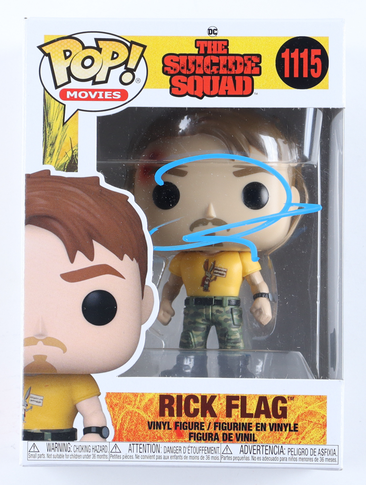 Joel Kinnaman Signed "The Suicide Squad" #1115 Rick Flag Funko Pop! Vinyl Figure (Beckett) at PristineAuction.com Joel Kinnaman Signed "The Suicide Squad" #1115 Rick Flag Funko Pop! Vinyl Figure (Beckett) at PristineAuction.com