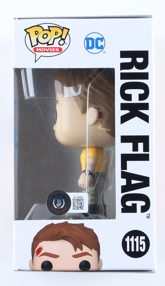 Joel Kinnaman Signed "The Suicide Squad" #1115 Rick Flag Funko Pop! Vinyl Figure (Beckett) at PristineAuction.com Joel Kinnaman Signed "The Suicide Squad" #1115 Rick Flag Funko Pop! Vinyl Figure (Beckett) at PristineAuction.com