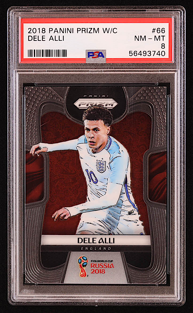 Dele Alli 2018 Panini Prizm World Cup #66 (PSA 8) at PristineAuction.com Dele Alli 2018 Panini Prizm World Cup #66 (PSA 8) at PristineAuction.com