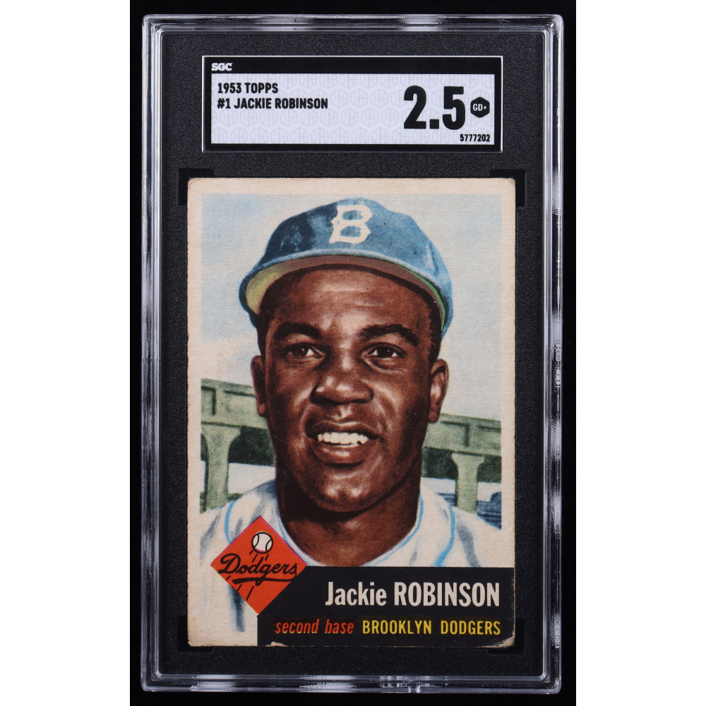 Jackie Robinson 1953 Topps #1 DP (SGC 2.5) | Pristine Auction