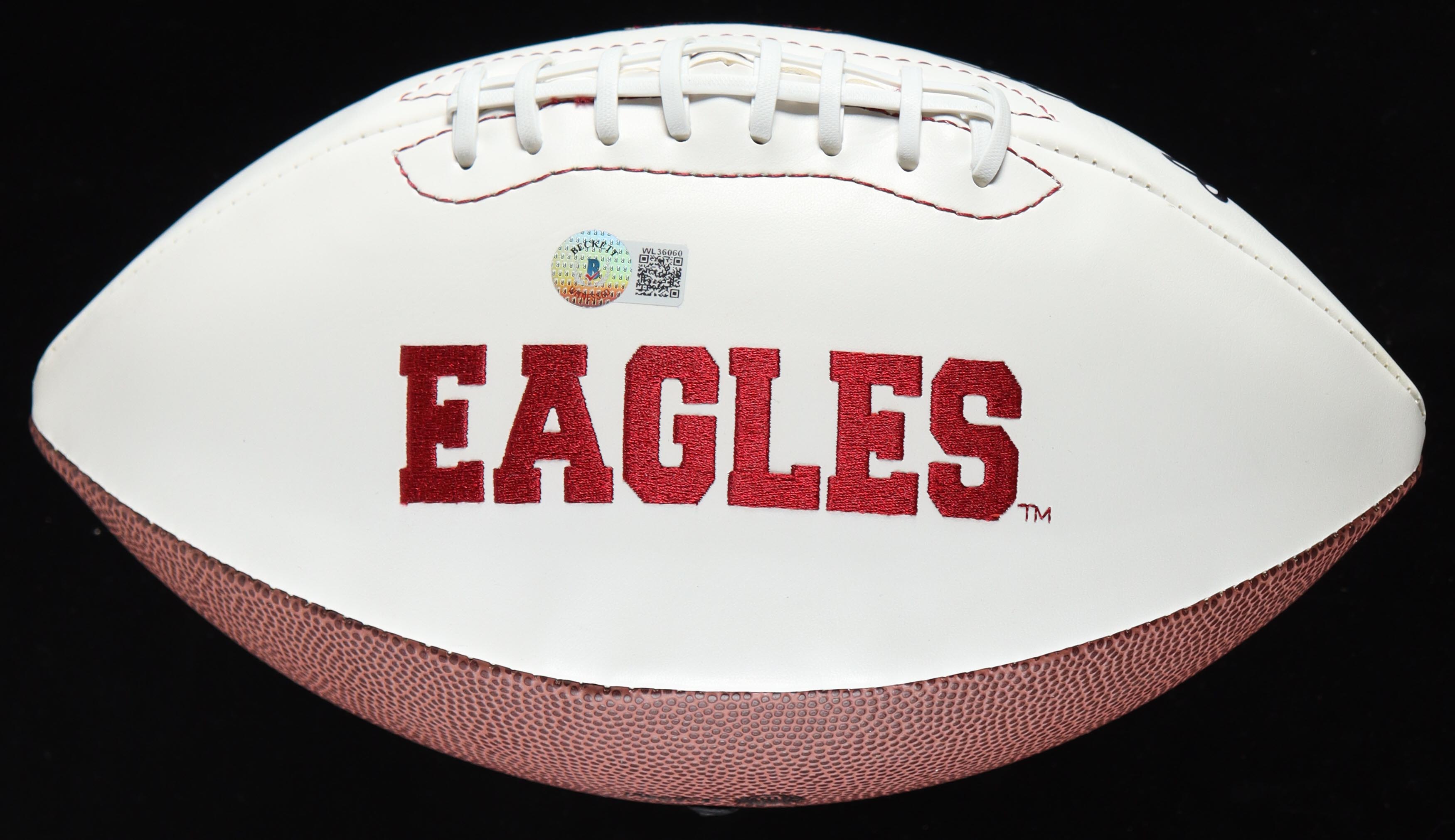 Luke Kuechly Signed Boston College Eagles Logo Football (Beckett) at PristineAuction.com Luke Kuechly Signed Boston College Eagles Logo Football (Beckett) at PristineAuction.com