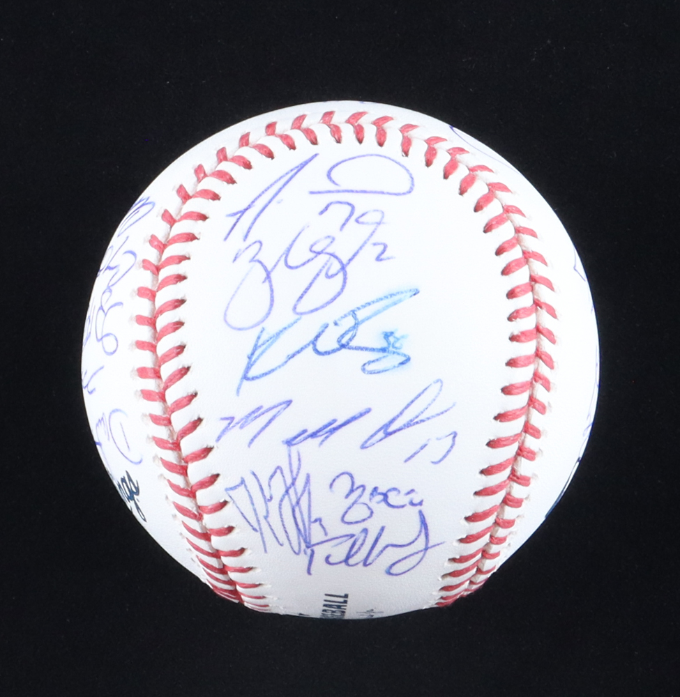 2017 NL All-Stars OML Baseball Signed by (20) with Joe Maddon, Paul Goldschmidt, Max Scherzer, Joey Votto (JSA) at PristineAuction.com 2017 NL All-Stars OML Baseball Signed by (20) with Joe Maddon, Paul Goldschmidt, Max Scherzer, Joey Votto (JSA) at PristineAuction.com