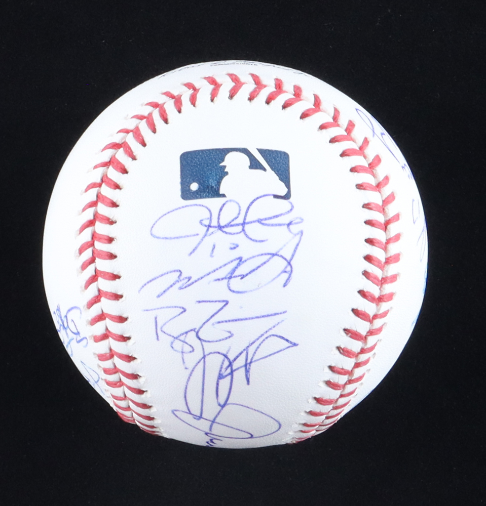 2017 NL All-Stars OML Baseball Signed by (20) with Joe Maddon, Paul Goldschmidt, Max Scherzer, Joey Votto (JSA) at PristineAuction.com 2017 NL All-Stars OML Baseball Signed by (20) with Joe Maddon, Paul Goldschmidt, Max Scherzer, Joey Votto (JSA) at PristineAuction.com