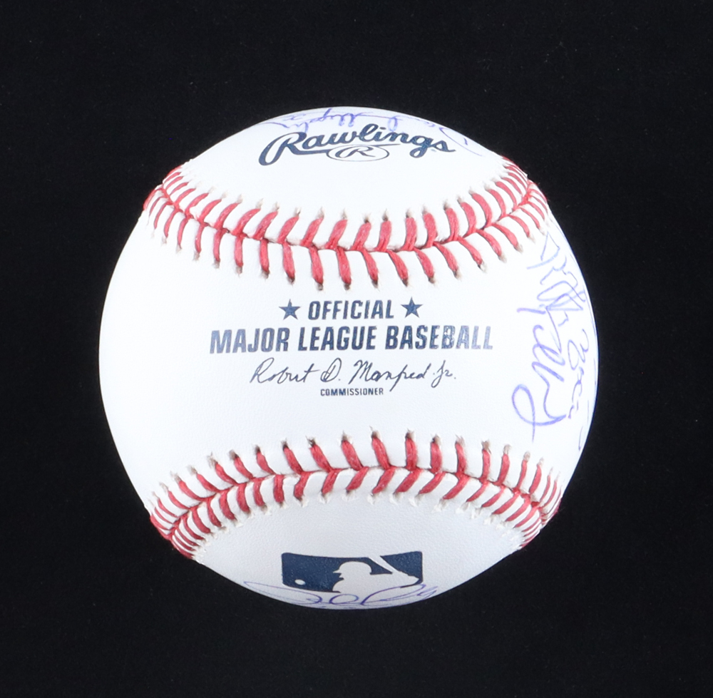 2017 NL All-Stars OML Baseball Signed by (20) with Joe Maddon, Paul Goldschmidt, Max Scherzer, Joey Votto (JSA) at PristineAuction.com 2017 NL All-Stars OML Baseball Signed by (20) with Joe Maddon, Paul Goldschmidt, Max Scherzer, Joey Votto (JSA) at PristineAuction.com