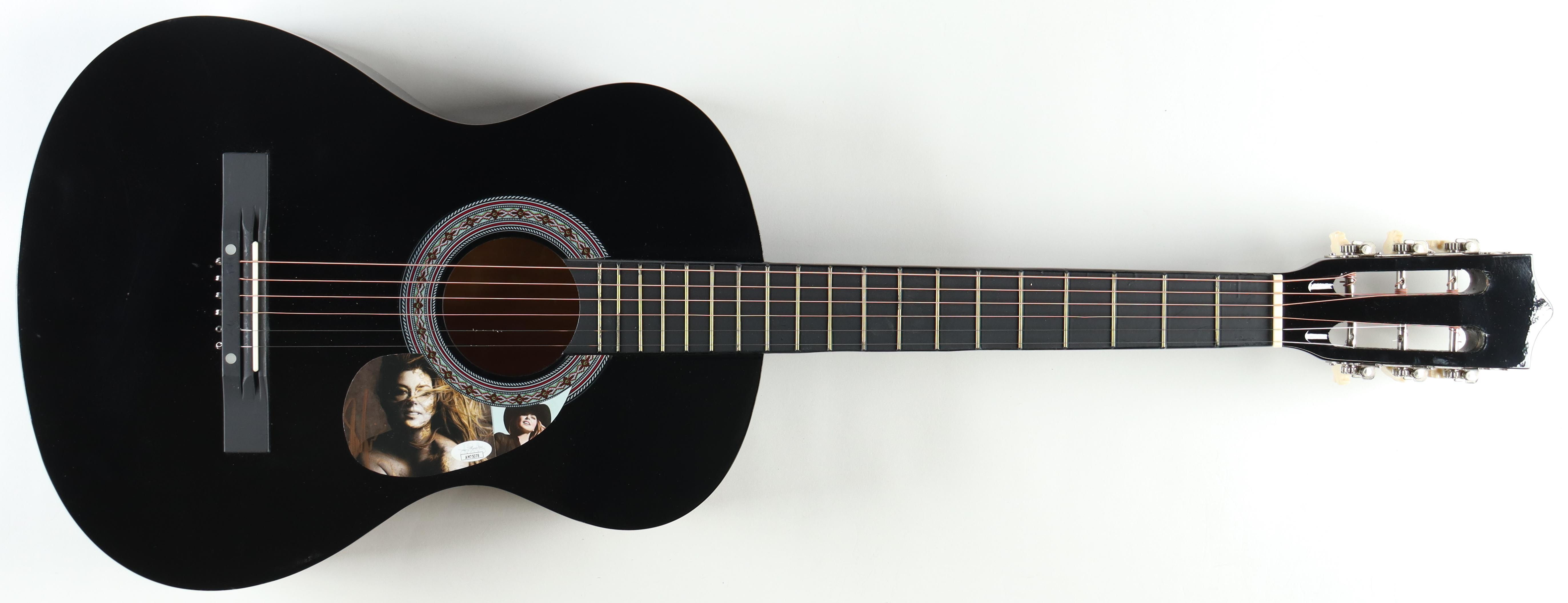 Shania Twain Signed 38" Acoustic Guitar (JSA) at PristineAuction.com Shania Twain Signed 38" Acoustic Guitar (JSA) at PristineAuction.com