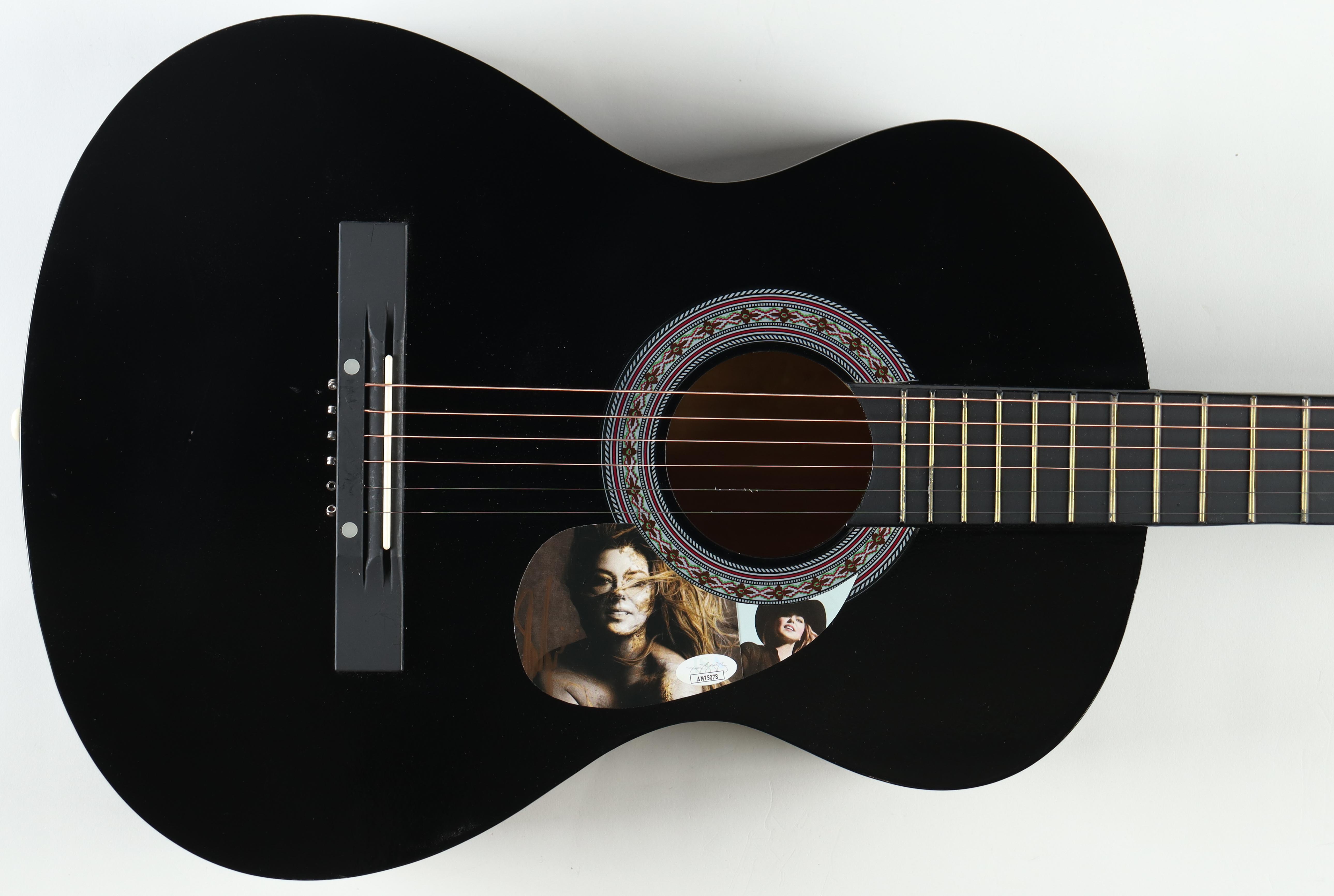 Shania Twain Signed 38" Acoustic Guitar (JSA) at PristineAuction.com Shania Twain Signed 38" Acoustic Guitar (JSA) at PristineAuction.com