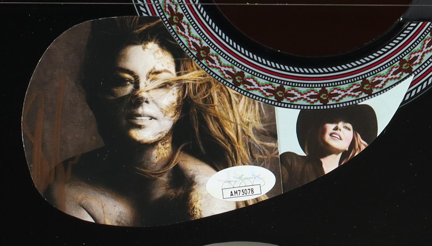 Shania Twain Signed 38" Acoustic Guitar (JSA) at PristineAuction.com Shania Twain Signed 38" Acoustic Guitar (JSA) at PristineAuction.com