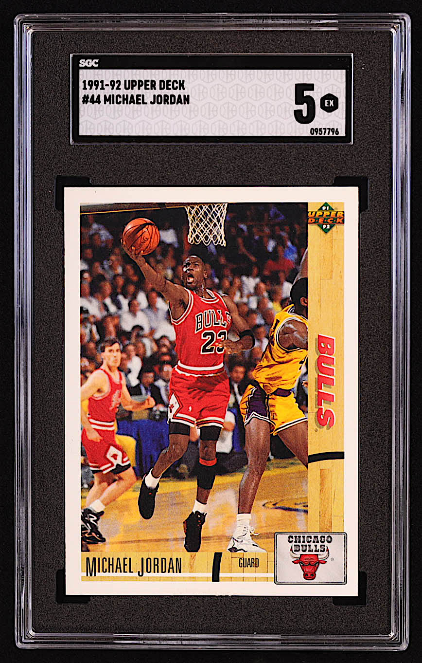 Michael Jordan 1991-92 Upper Deck #44 (SGC 5) at PristineAuction.com Michael Jordan 1991-92 Upper Deck #44 (SGC 5) at PristineAuction.com