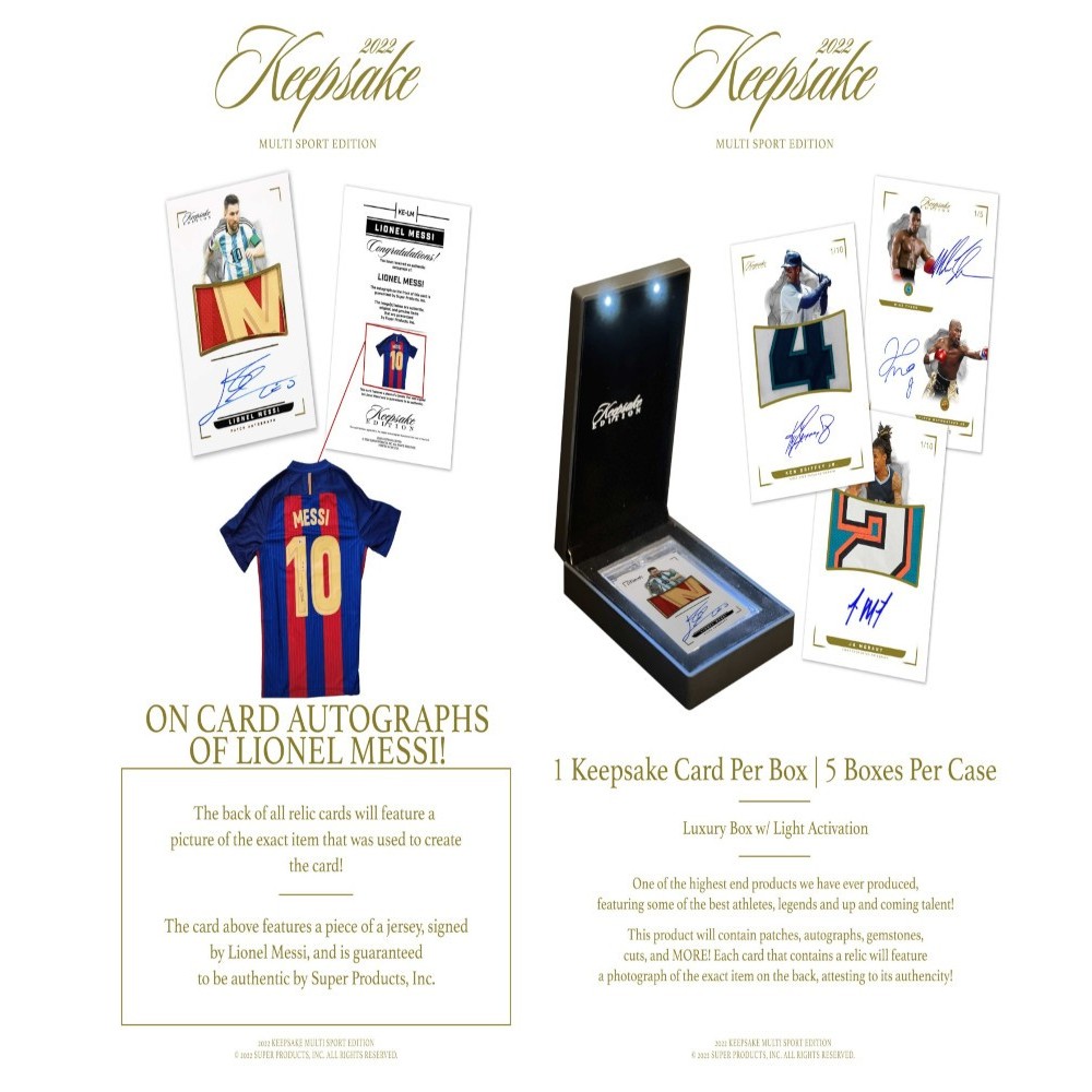 2022 Super Break Keepsake Premier Multi-Sport Edition Box at PristineAuction.com 2022 Super Break Keepsake Premier Multi-Sport Edition Box at PristineAuction.com