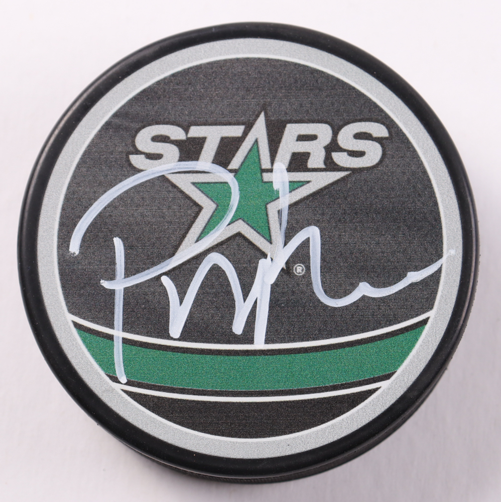 Peter DeBoer Signed Stars Logo Hockey Puck (JSA) at PristineAuction.com Peter DeBoer Signed Stars Logo Hockey Puck (JSA) at PristineAuction.com