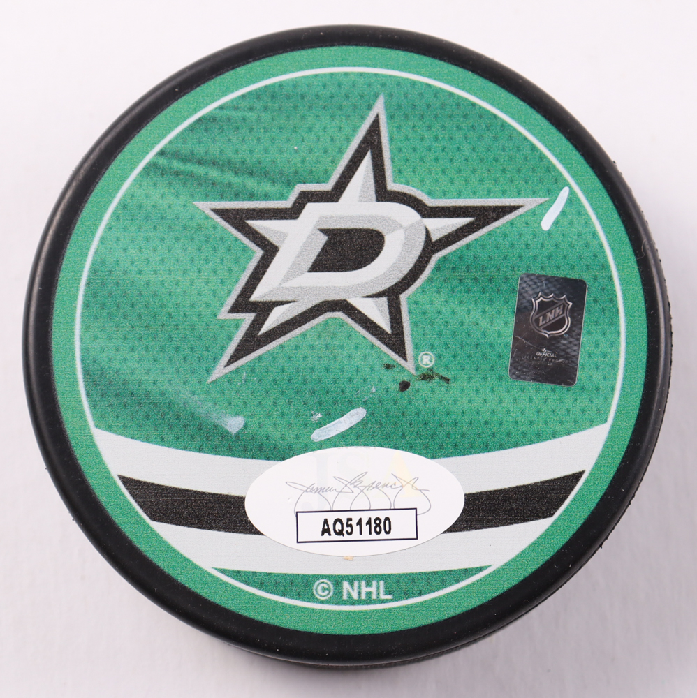 Peter DeBoer Signed Stars Logo Hockey Puck (JSA) at PristineAuction.com Peter DeBoer Signed Stars Logo Hockey Puck (JSA) at PristineAuction.com