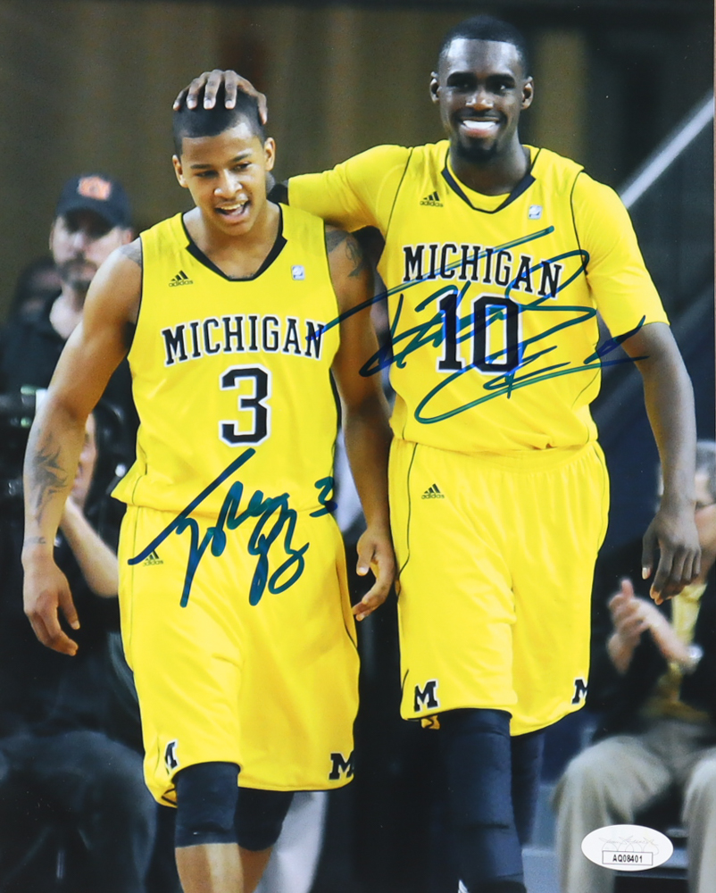 Tim Hardaway Jr. & Trey Burke Signed Michigan Wolverines 8x10 Photo (JSA) at PristineAuction.com Tim Hardaway Jr. & Trey Burke Signed Michigan Wolverines 8x10 Photo (JSA) at PristineAuction.com