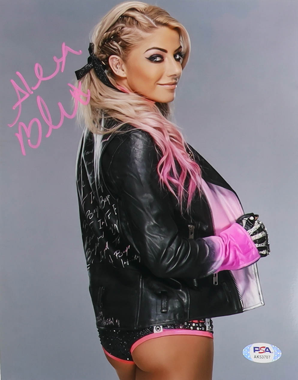 Alexa Bliss Signed WWE 8x10 Metallic Photo (PSA) at PristineAuction.com Alexa Bliss Signed WWE 8x10 Metallic Photo (PSA) at PristineAuction.com