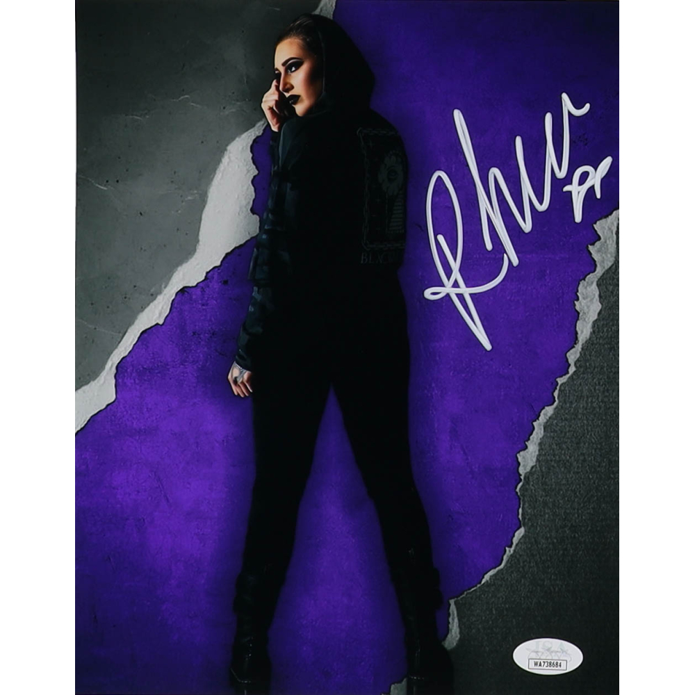 Rhea Ripley Signiture Rhea Ripley Signed WWE 8x10 Metallic Photo (JSA) | Pristine Auction