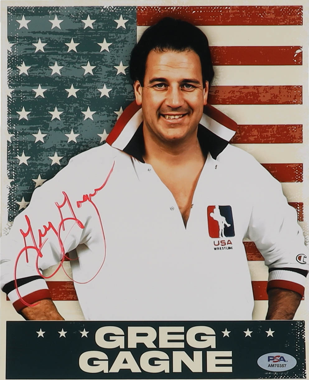 Greg Gagne Signed WWE 8x10 Metallic Photo (PSA) at PristineAuction.com Greg Gagne Signed WWE 8x10 Metallic Photo (PSA) at PristineAuction.com