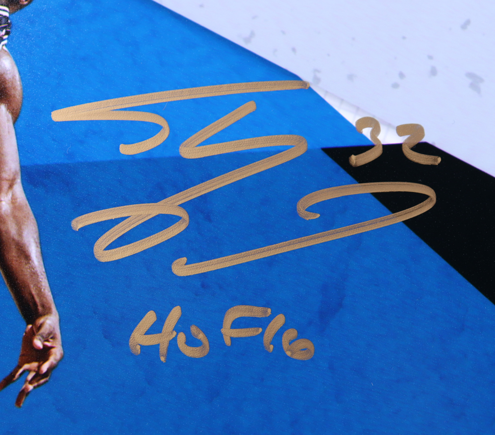 Shaquille O'Neal Signed Magic 12x20 Photo Inscribed "HOF 16" (Steiner) at PristineAuction.com Shaquille O'Neal Signed Magic 12x20 Photo Inscribed "HOF 16" (Steiner) at PristineAuction.com