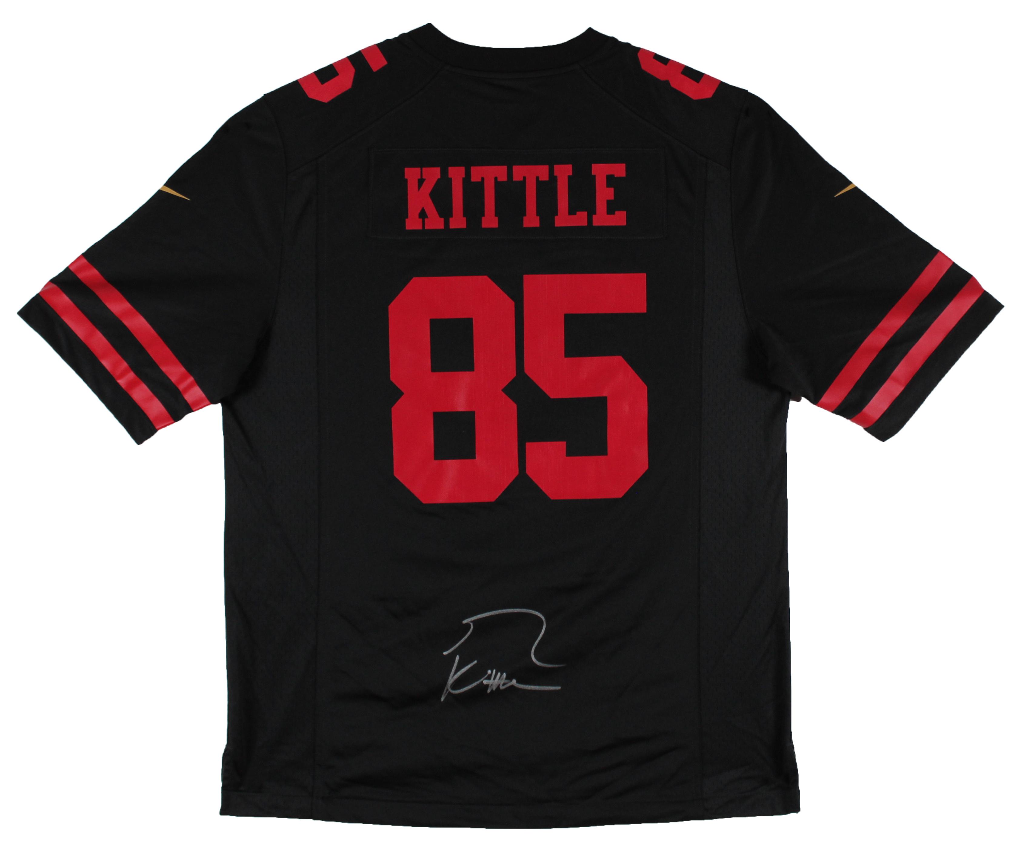 George Kittle Signed 49ers Nike Jersey (Beckett) at PristineAuction.com George Kittle Signed 49ers Nike Jersey (Beckett) at PristineAuction.com
