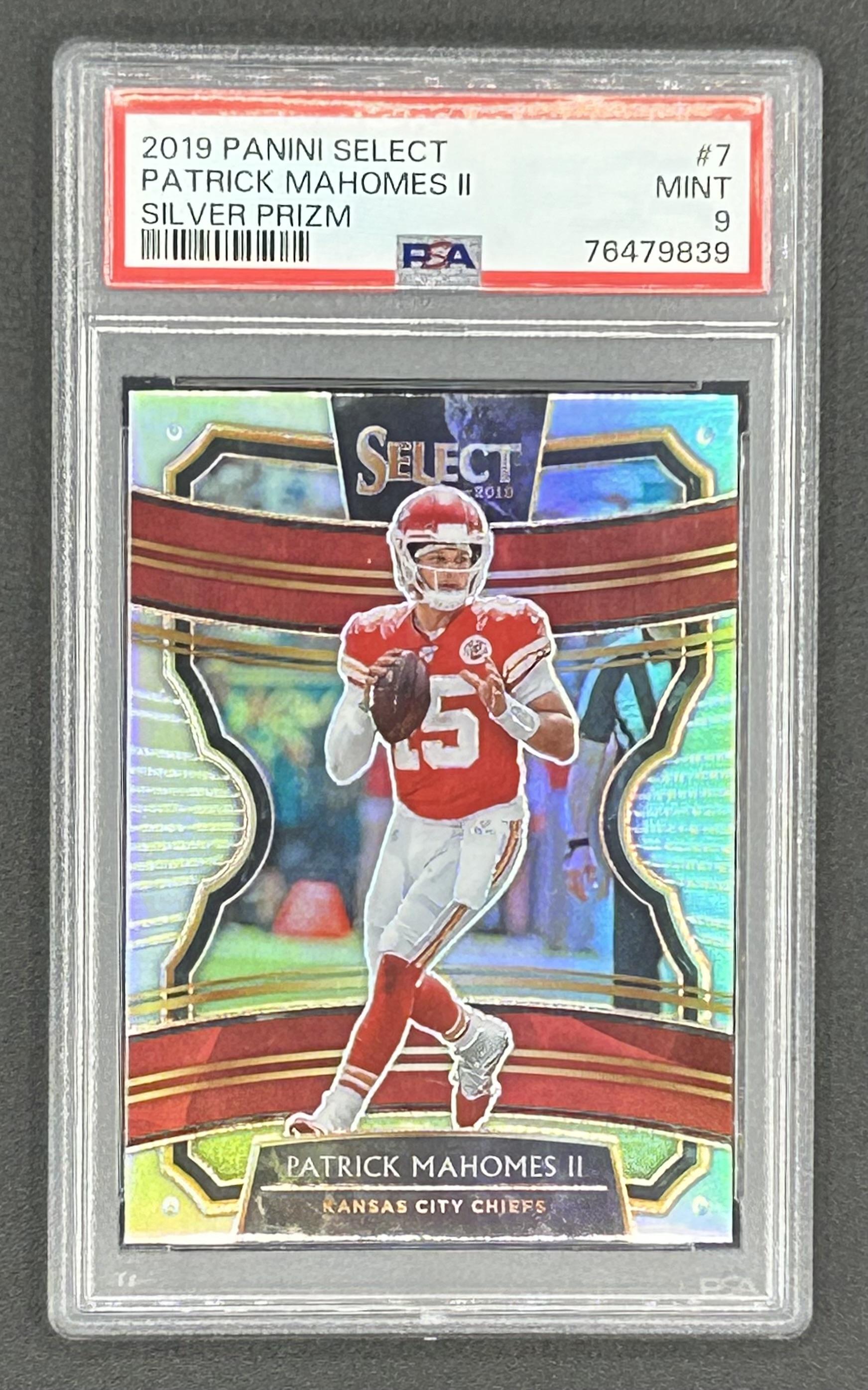 Patrick Mahomes II 2019 Select Prizm Silver #7 (PSA 9) at PristineAuction.com Patrick Mahomes II 2019 Select Prizm Silver #7 (PSA 9) at PristineAuction.com