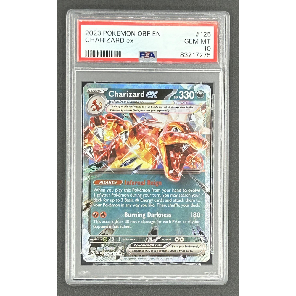 Charizard EX 2023 Pokemon Scarlet and Violet Obsidian Flames #125