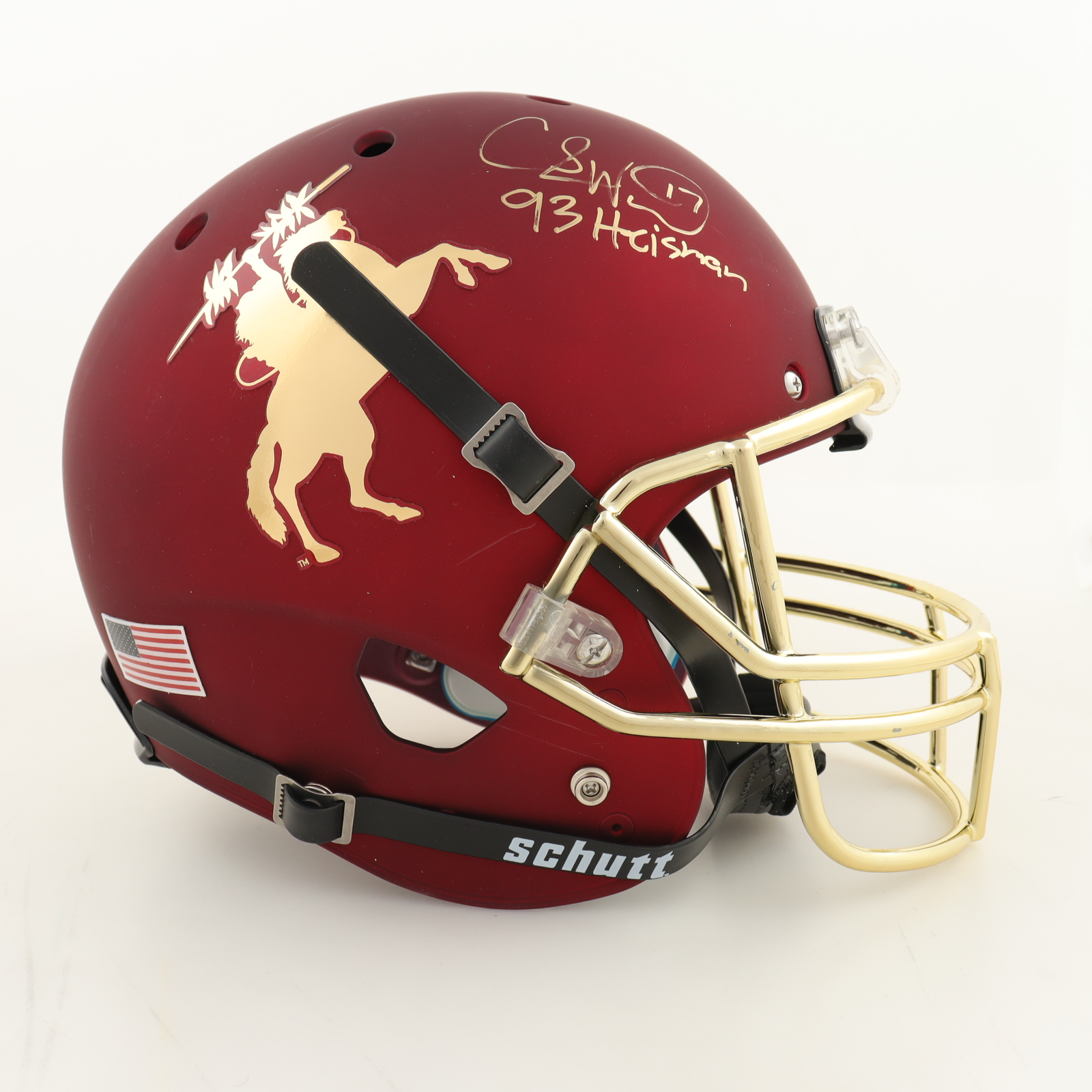Charlie Ward Signed FSU Seminoles Full-Size Helmet Inscribed "93 Heisman" (Fanatics) at PristineAuction.com Charlie Ward Signed FSU Seminoles Full-Size Helmet Inscribed "93 Heisman" (Fanatics) at PristineAuction.com