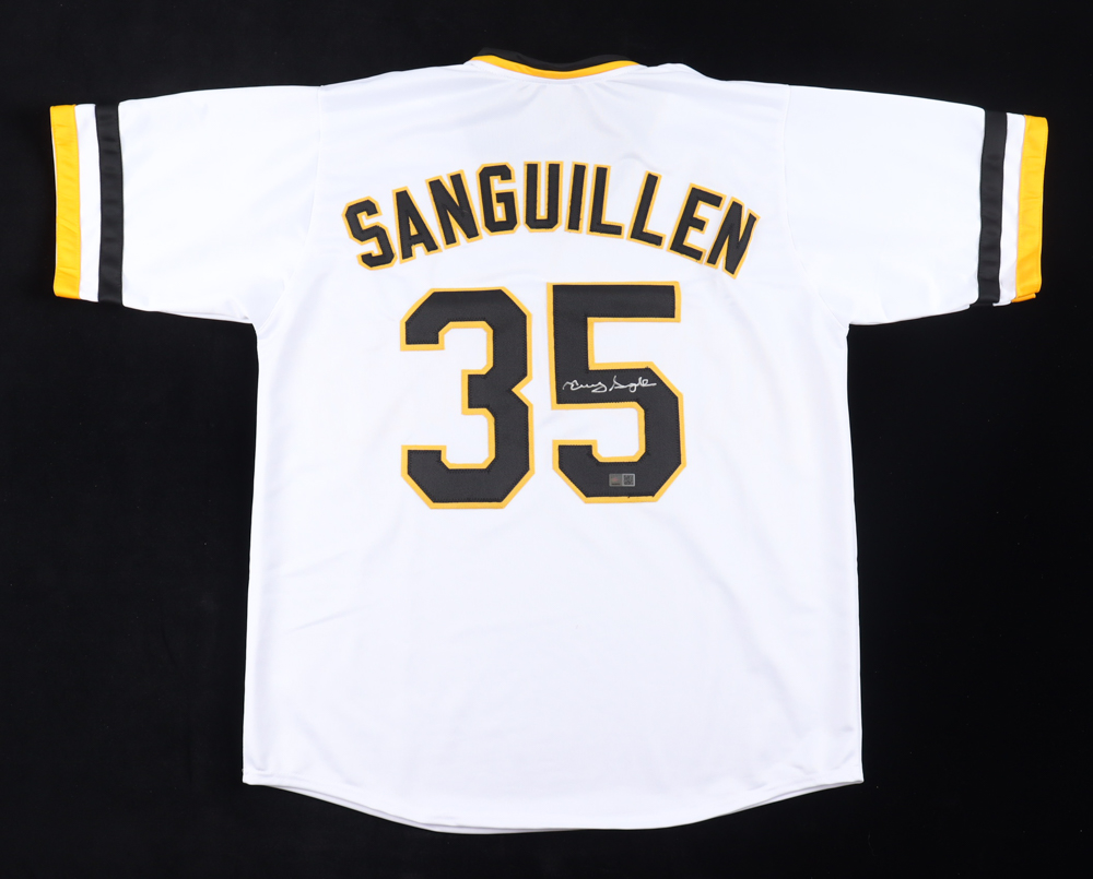 Manny Sanguillen Signed Jersey (TSE) at PristineAuction.com Manny Sanguillen Signed Jersey (TSE) at PristineAuction.com