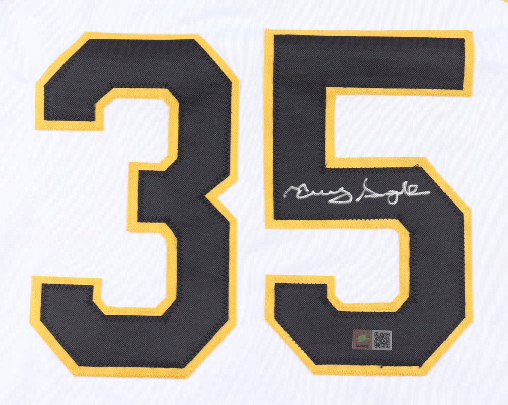 Manny Sanguillen Signed Jersey (TSE) at PristineAuction.com Manny Sanguillen Signed Jersey (TSE) at PristineAuction.com