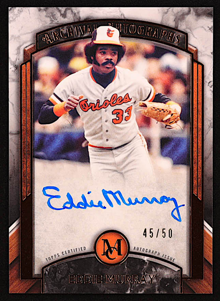 Eddie Murray 2022 Topps Museum Collection Archival Autographs Copper #AAEM #45/50