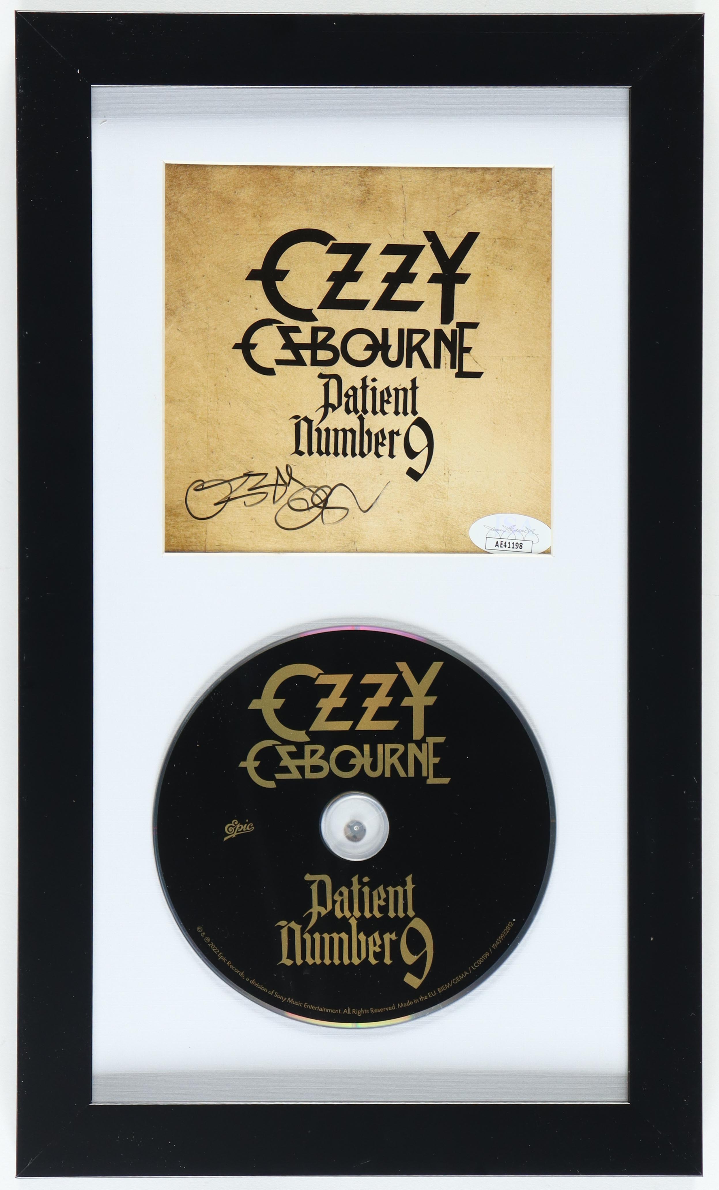 Ozzy Osbourne Signed "Patient Number 9" Custom Framed CD Album Cover Display (JSA) at PristineAuction.com Ozzy Osbourne Signed "Patient Number 9" Custom Framed CD Album Cover Display (JSA) at PristineAuction.com