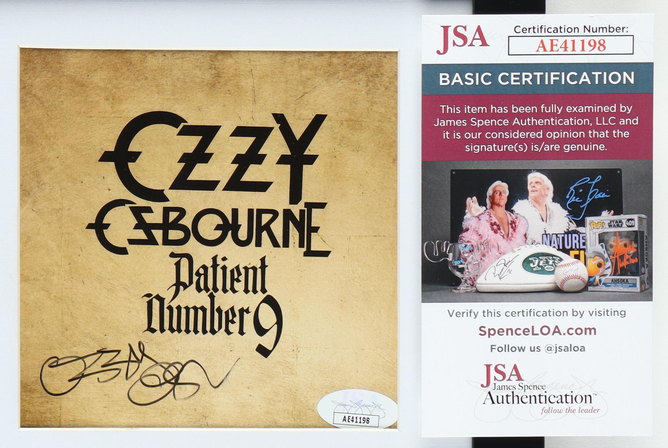 Ozzy Osbourne Signed "Patient Number 9" Custom Framed CD Album Cover Display (JSA) at PristineAuction.com Ozzy Osbourne Signed "Patient Number 9" Custom Framed CD Album Cover Display (JSA) at PristineAuction.com