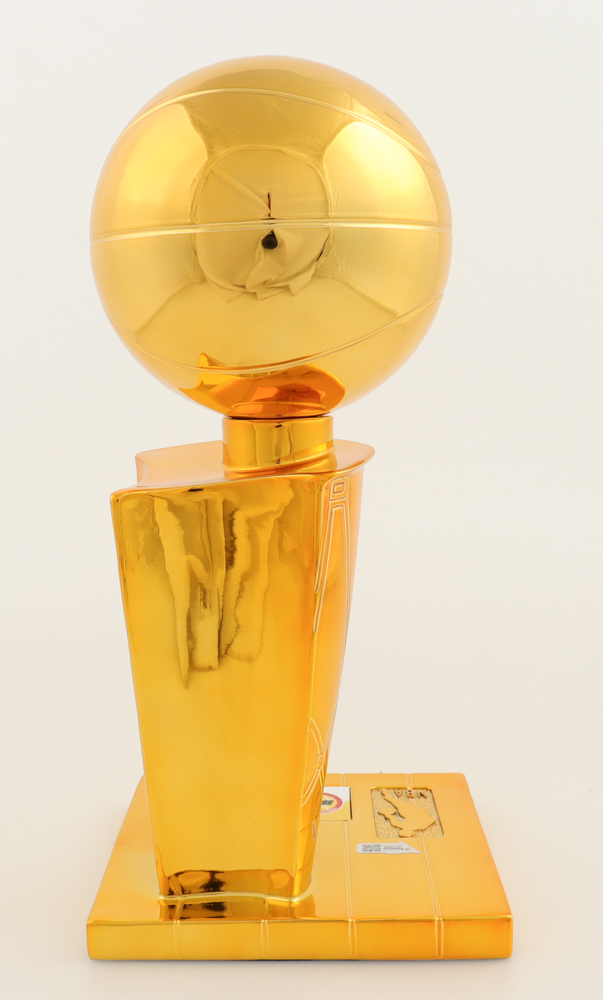 Hakeem Olajuwon Signed Rockets 1994-1995 NBA Champions 12" Replica Trophy (Fanatics) at PristineAuction.com Hakeem Olajuwon Signed Rockets 1994-1995 NBA Champions 12" Replica Trophy (Fanatics) at PristineAuction.com