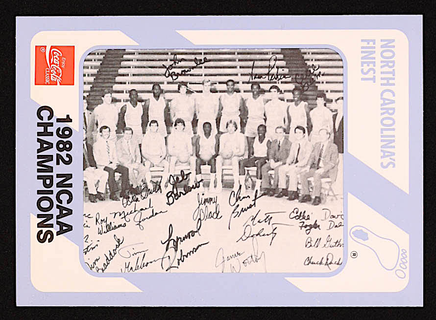 1982 NCAA Champions 1989-90 North Carolina Collegiate Collection #200 at PristineAuction.com 1982 NCAA Champions 1989-90 North Carolina Collegiate Collection #200 at PristineAuction.com