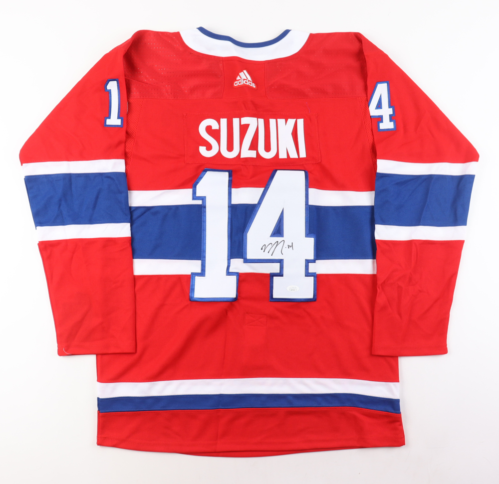 Nick Suzuki Signed Canadiens Jersey (JSA) at PristineAuction.com Nick Suzuki Signed Canadiens Jersey (JSA) at PristineAuction.com
