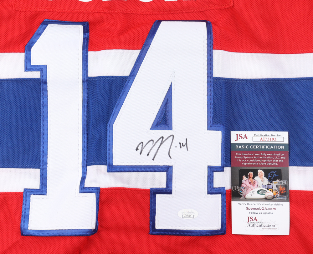 Nick Suzuki Signed Canadiens Jersey (JSA) at PristineAuction.com Nick Suzuki Signed Canadiens Jersey (JSA) at PristineAuction.com