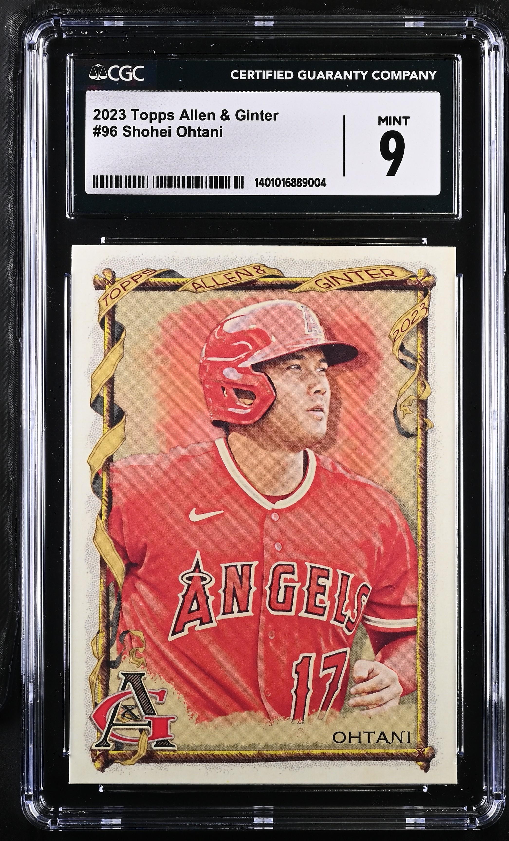 Shohei Ohtani 2023 Topps Allen and Ginter #96 (CGC 9) at PristineAuction.com Shohei Ohtani 2023 Topps Allen and Ginter #96 (CGC 9) at PristineAuction.com