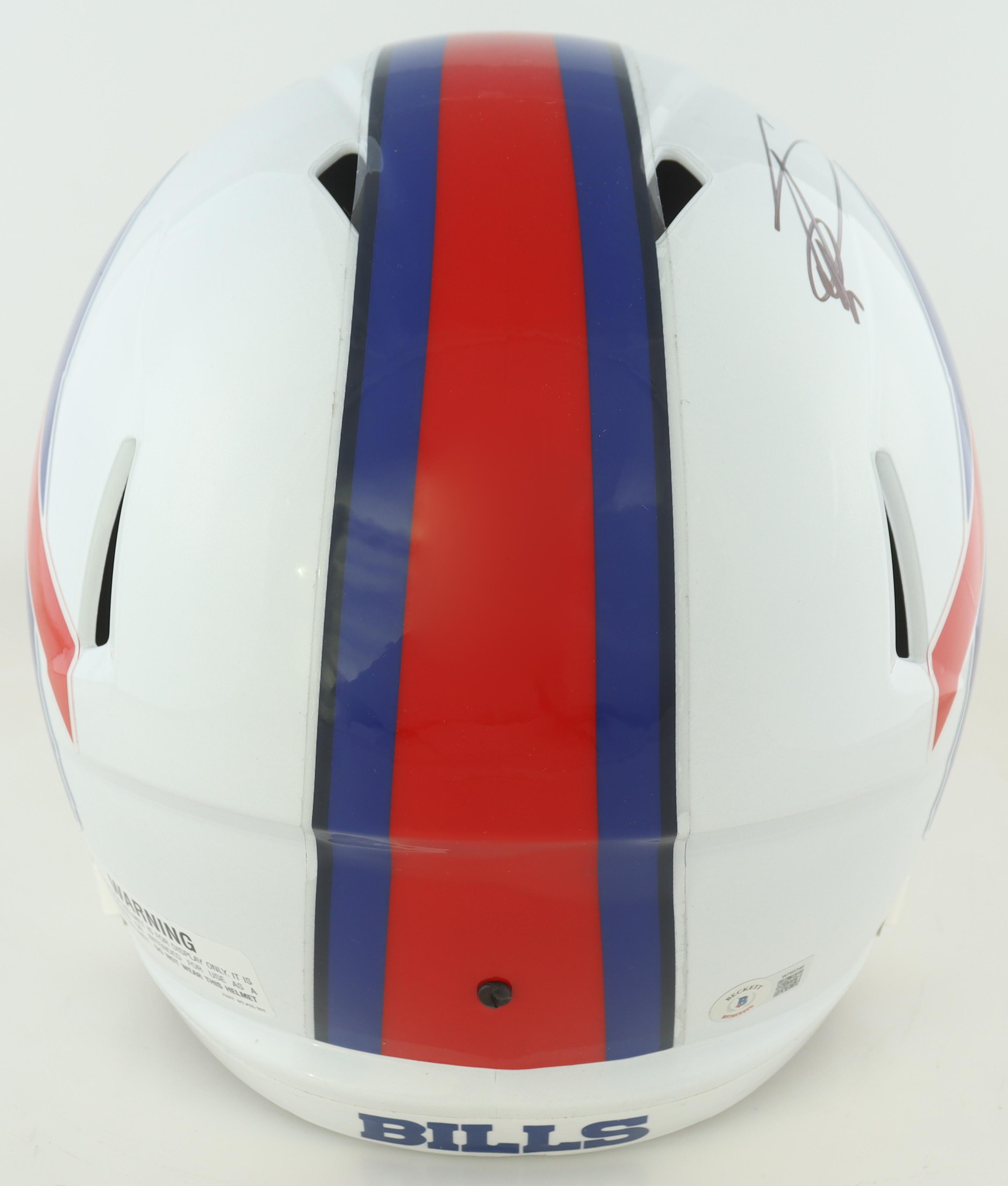 Stefon Diggs Signed Bills Full-Size Speed Helmet (Beckett) at PristineAuction.com Stefon Diggs Signed Bills Full-Size Speed Helmet (Beckett) at PristineAuction.com