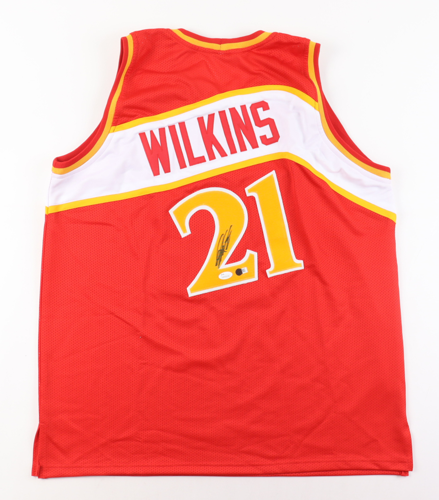 Dominique Wilkins Signed Jersey (JSA) at PristineAuction.com Dominique Wilkins Signed Jersey (JSA) at PristineAuction.com