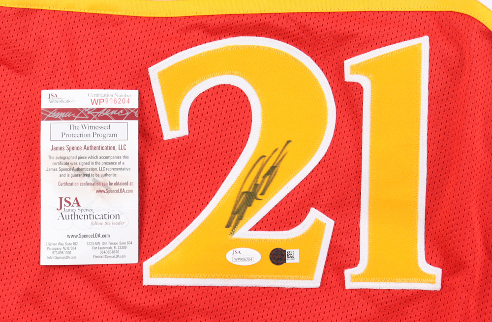 Dominique Wilkins Signed Jersey (JSA) at PristineAuction.com Dominique Wilkins Signed Jersey (JSA) at PristineAuction.com