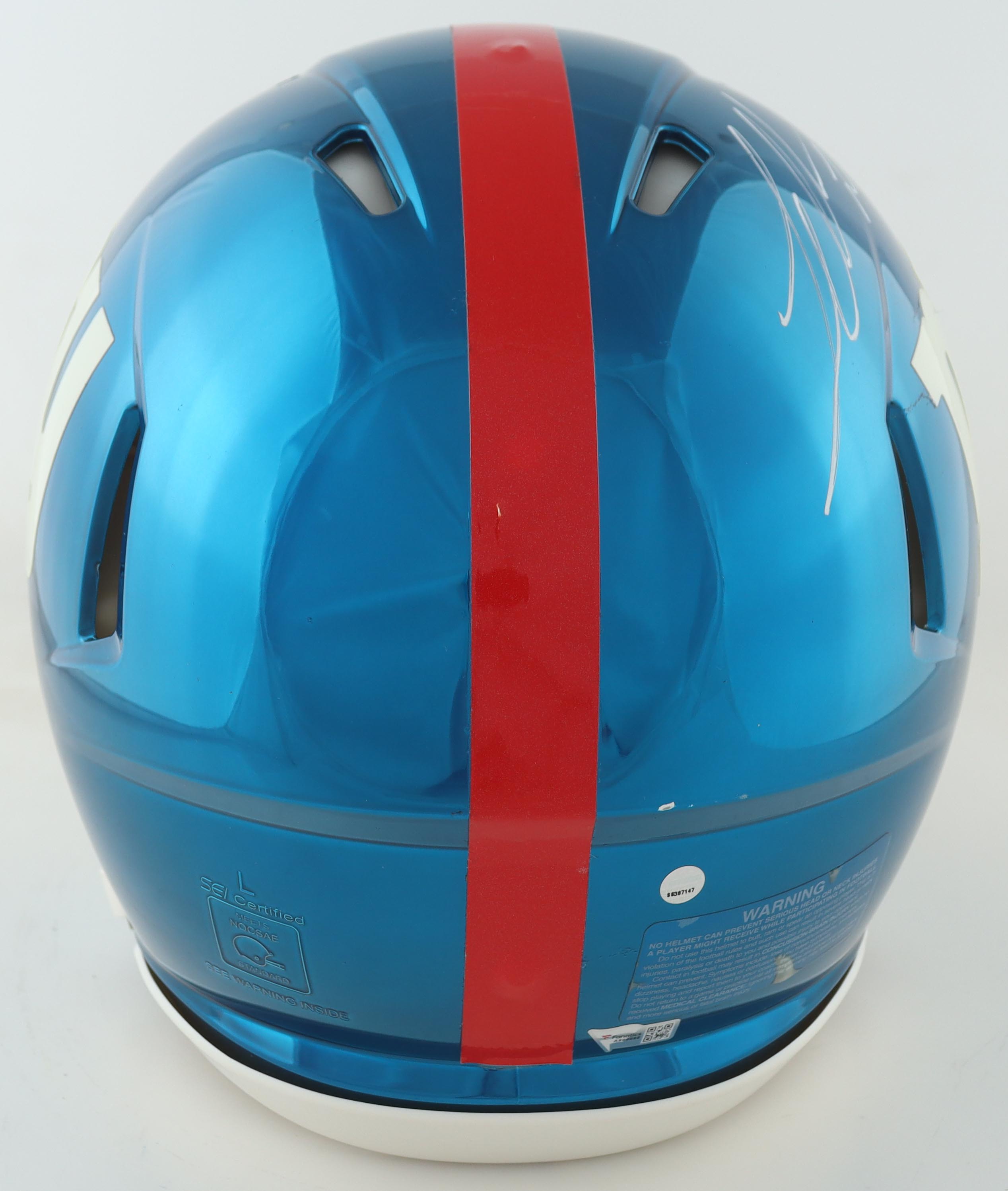 Landon Collins Signed Giants Full-Size Authentic Chrome Speed Helmet (Fanatics & Steiner) at PristineAuction.com Landon Collins Signed Giants Full-Size Authentic Chrome Speed Helmet (Fanatics & Steiner) at PristineAuction.com