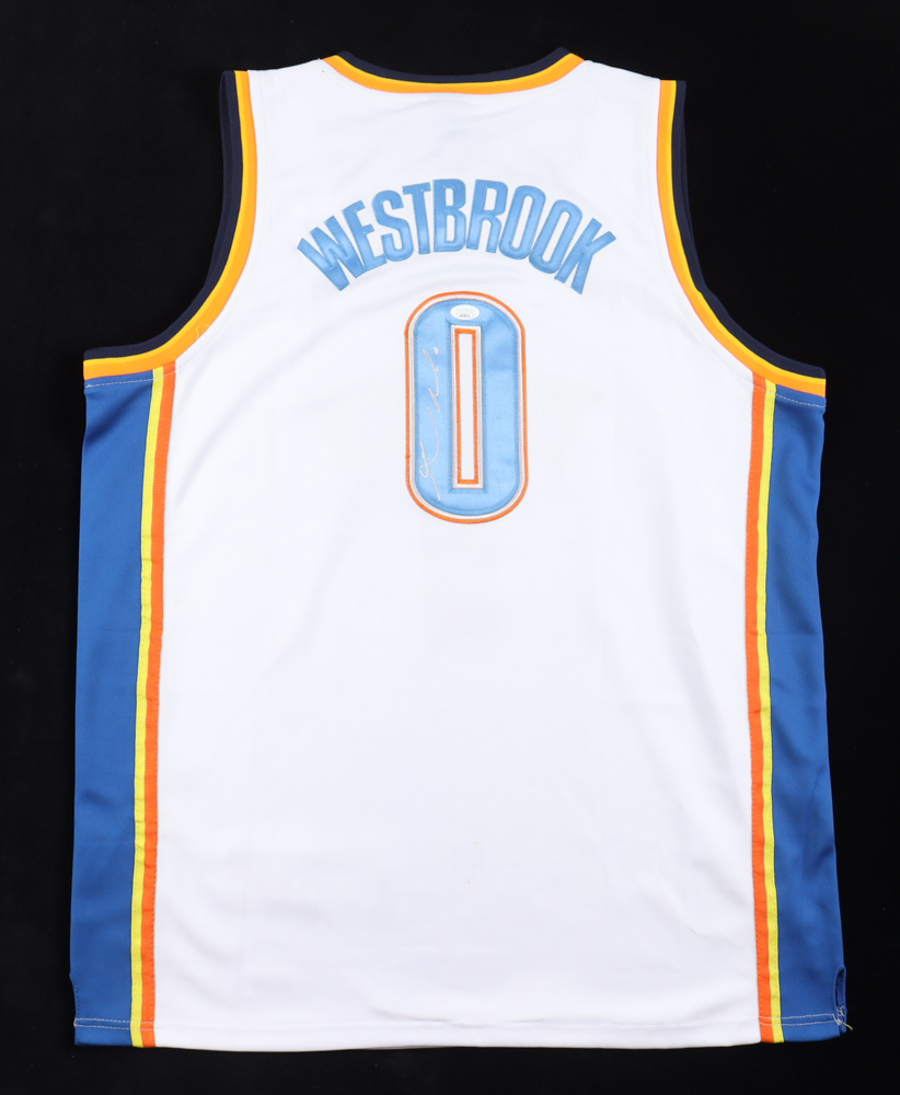 Russell Westbrook Signed Jersey (JSA) at PristineAuction.com Russell Westbrook Signed Jersey (JSA) at PristineAuction.com