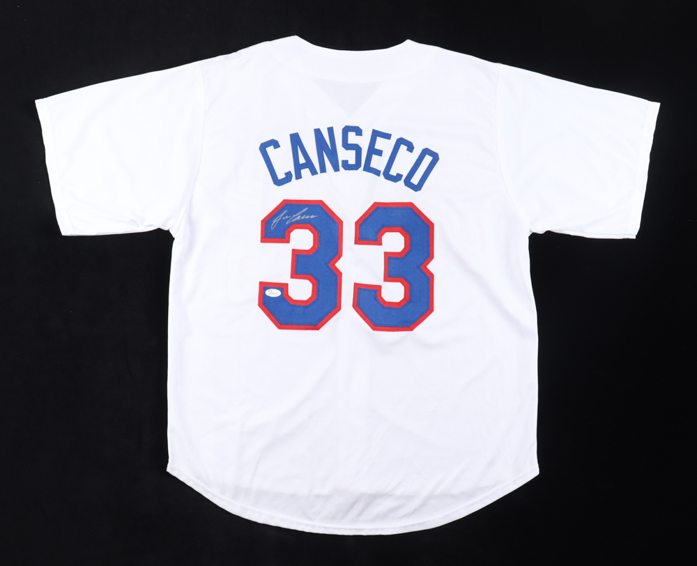 Jose Canseco Signed Jersey (JSA) at PristineAuction.com Jose Canseco Signed Jersey (JSA) at PristineAuction.com