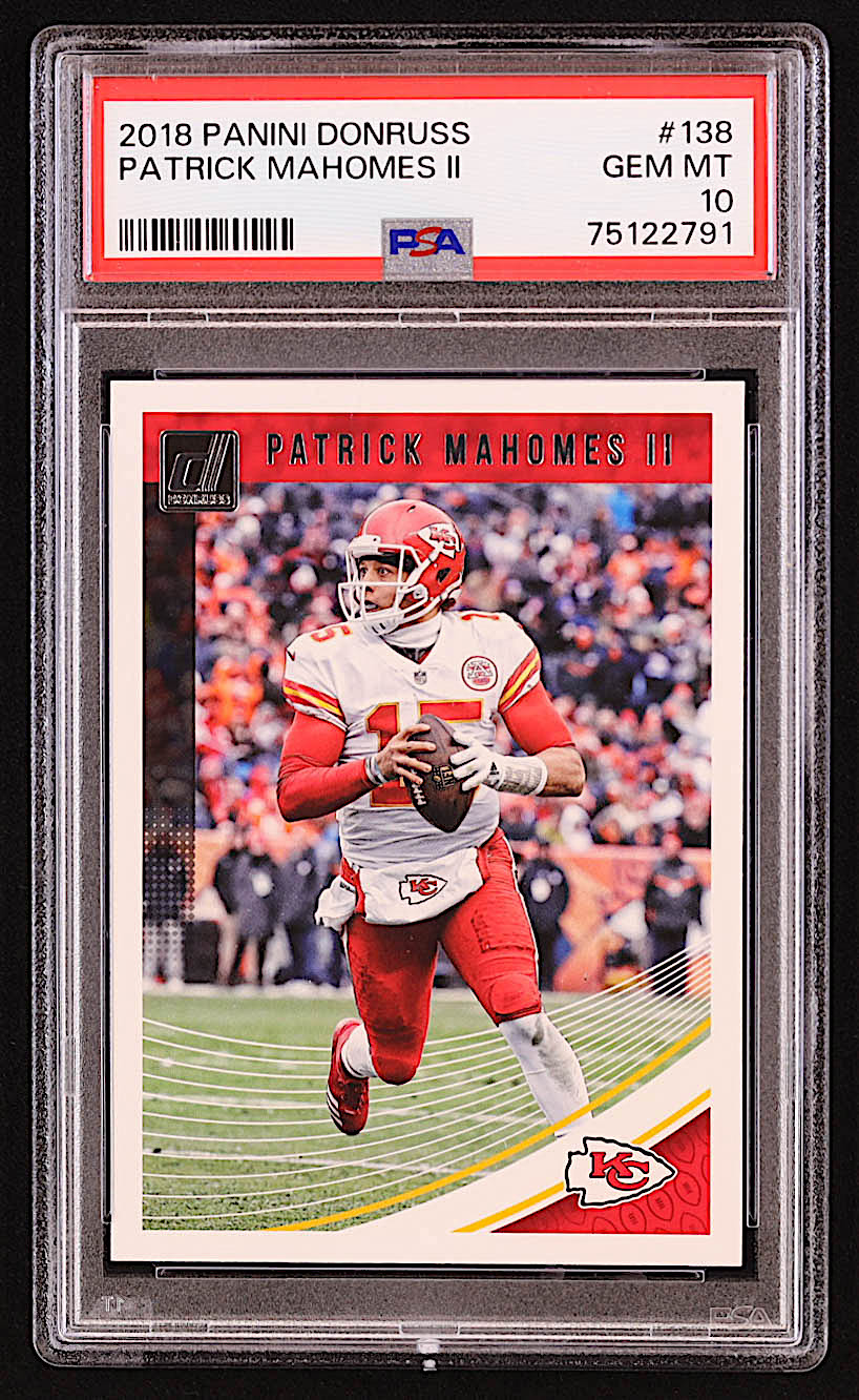 Patrick Mahomes II 2018 Donruss #138 (PSA 10) at PristineAuction.com Patrick Mahomes II 2018 Donruss #138 (PSA 10) at PristineAuction.com