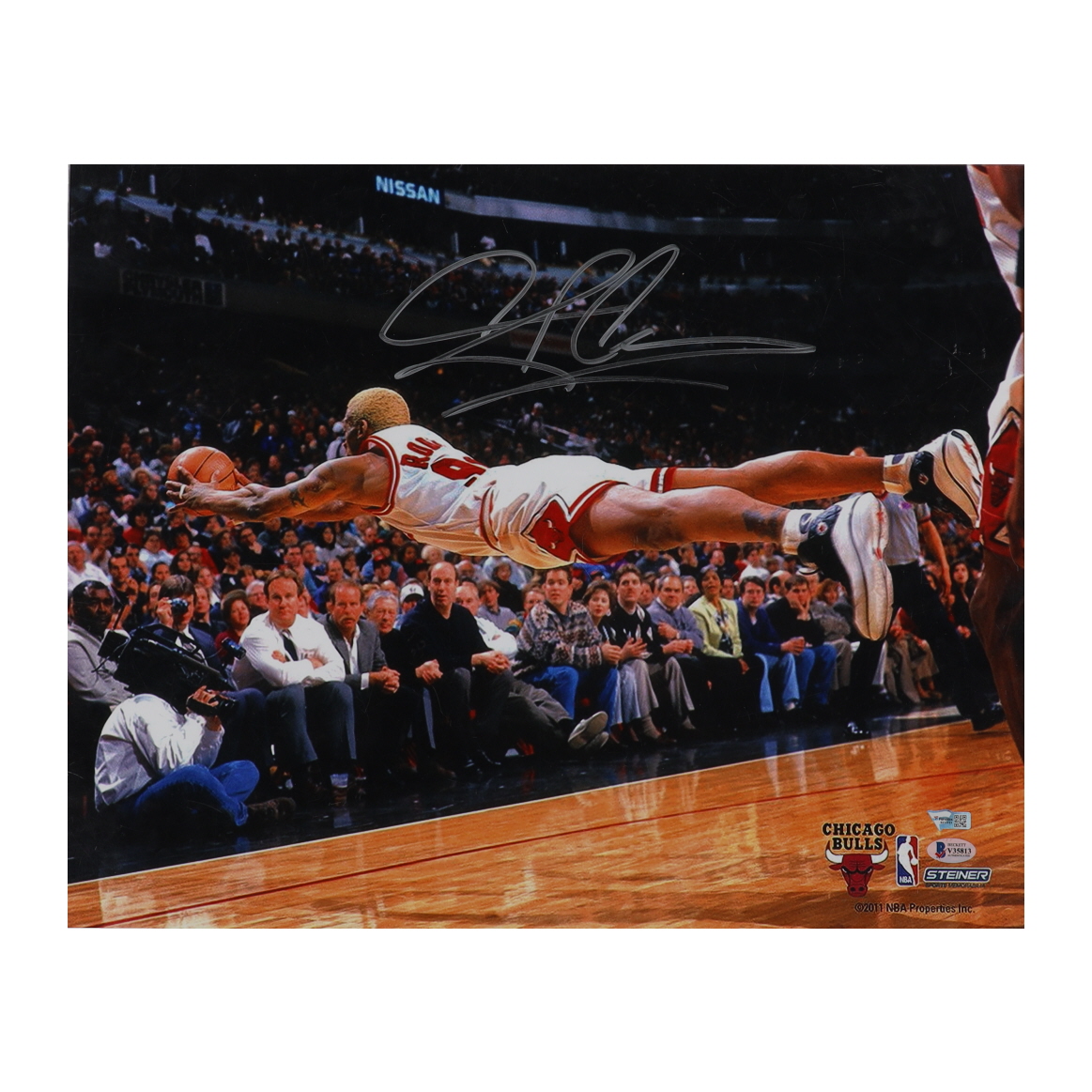 Dennis Rodman Signed Bulls 16x20 Photo (Fanatics) at PristineAuction.com Dennis Rodman Signed Bulls 16x20 Photo (Fanatics) at PristineAuction.com