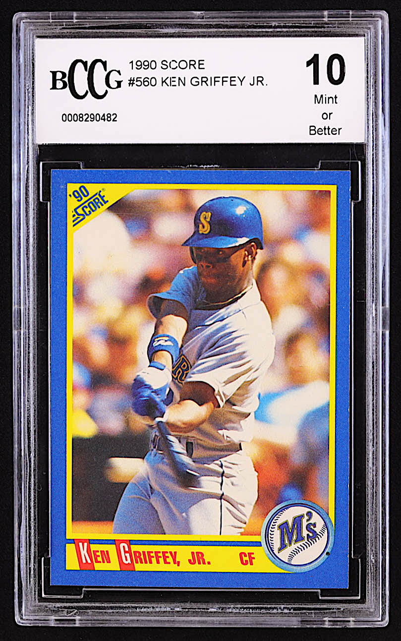 Ken Griffey Jr. 1990 Score #560 (BCCG 10) at PristineAuction.com Ken Griffey Jr. 1990 Score #560 (BCCG 10) at PristineAuction.com