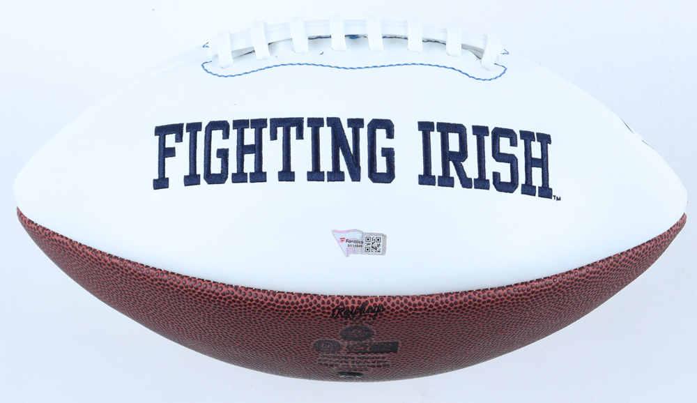 Raghib "Rocket" Ismail Signed Notre Dame Fighting Irish Logo Football (Fanatics) at PristineAuction.com Raghib "Rocket" Ismail Signed Notre Dame Fighting Irish Logo Football (Fanatics) at PristineAuction.com