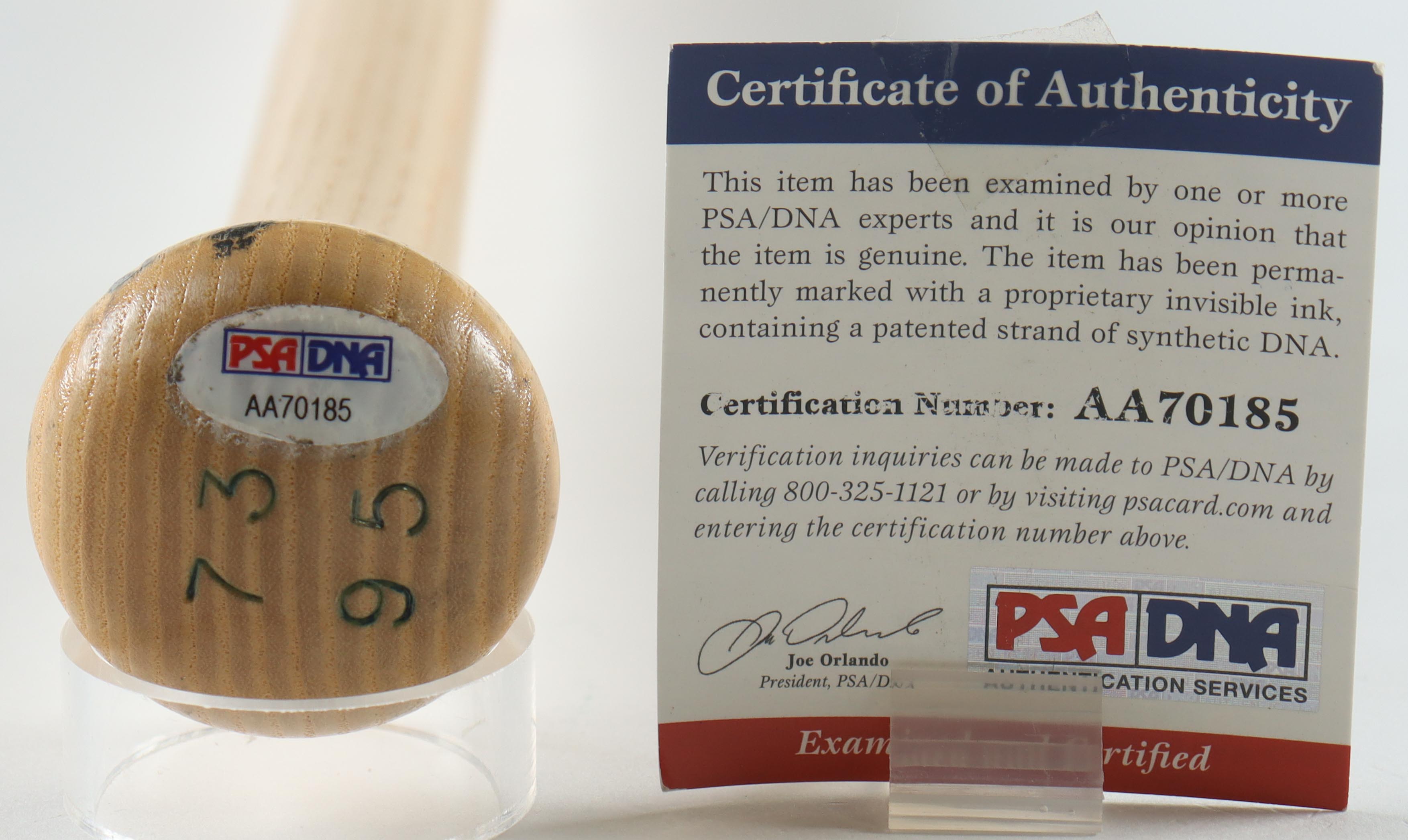 Greg Maddux Signed Cooperstown Baseball Bat Inscribed "92-93-94 CY" (PSA) at PristineAuction.com Greg Maddux Signed Cooperstown Baseball Bat Inscribed "92-93-94 CY" (PSA) at PristineAuction.com